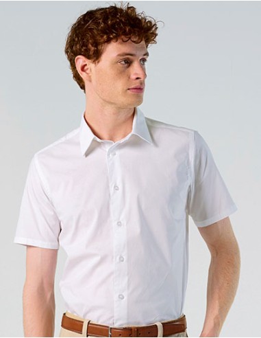 S-17030-Mens Stretch-Shirt Broadway Short Sleeve